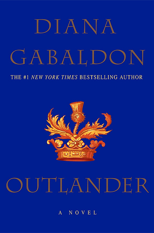 The book cover for Outlander by Diana Gabaldon