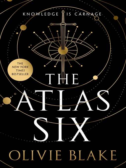 The book cover for The Atlas Six by Olivie Blake