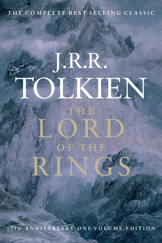 the book cover for The Lord of the Rings by JRR Tolkien